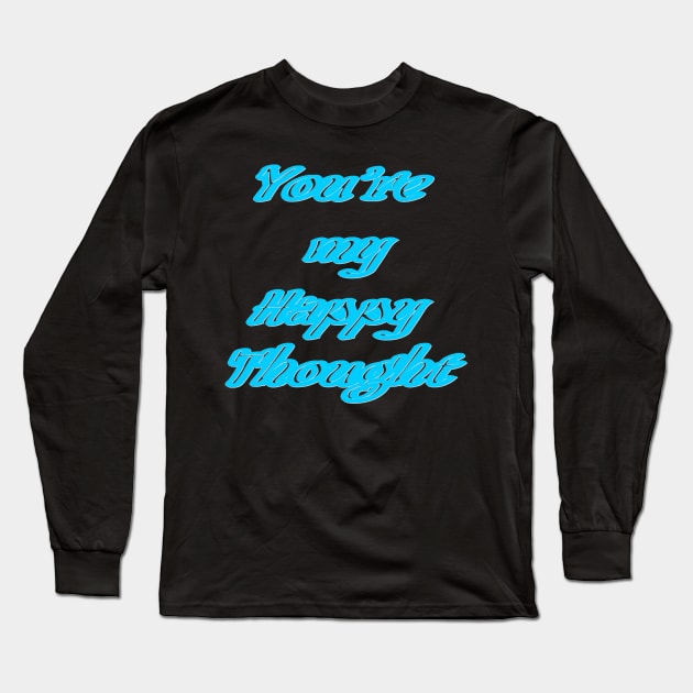 Happy thought Long Sleeve T-Shirt by Wakingdream